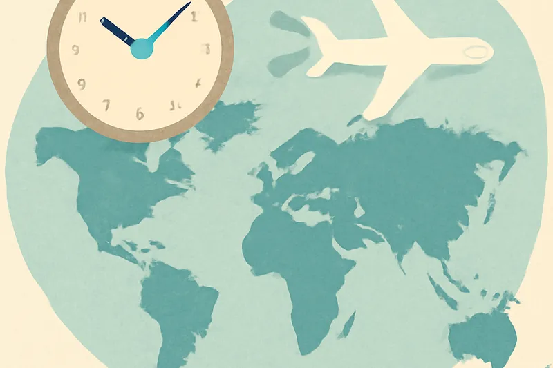 Illustration - trazodone-oublis-prise-voyage-decalage-horaire